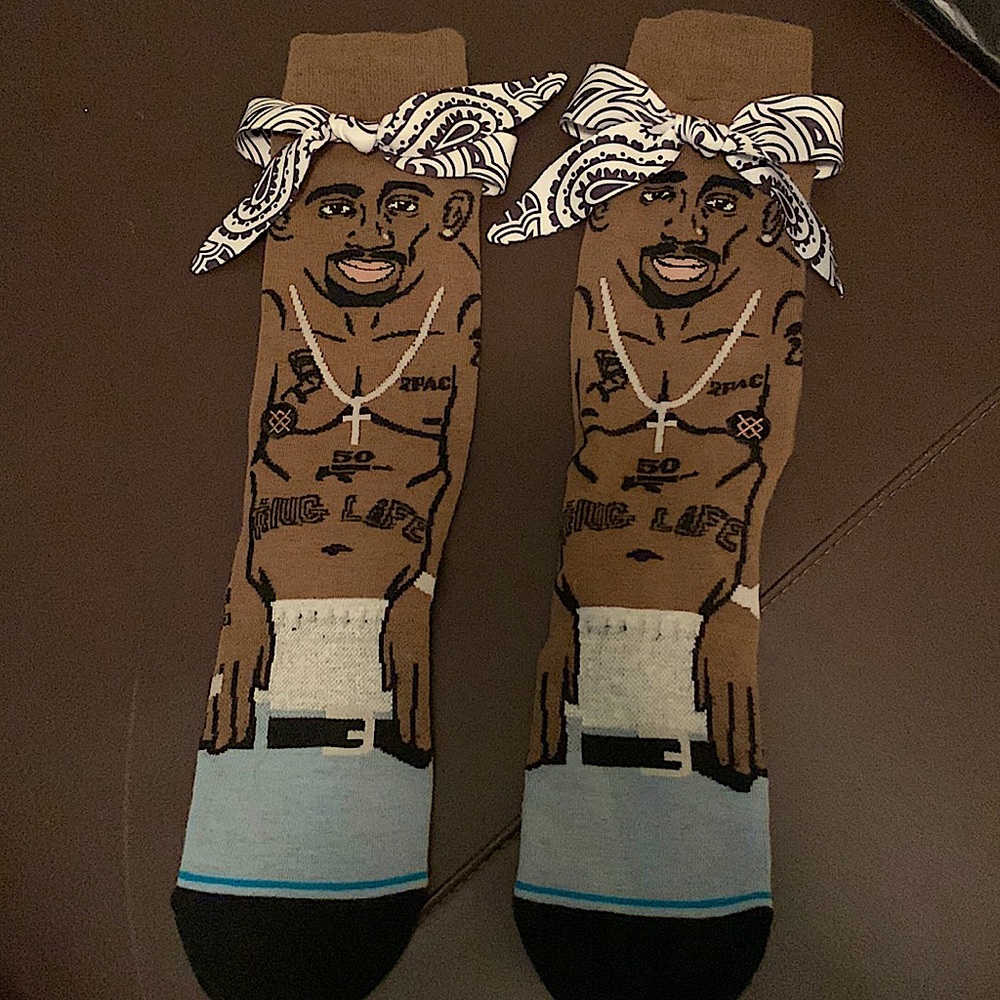 NWOT Stance Tupac socks